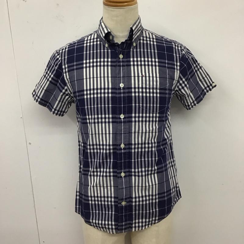 トミーヒルフィガー TOMMY HILFIGER シャツ、ブラウス 半袖 半袖シャツ カラーシャツ 半袖カットソー チェックシャツ S チェック マルチカラー / マルチカラー /  メンズ USED 古着 中古 10123979