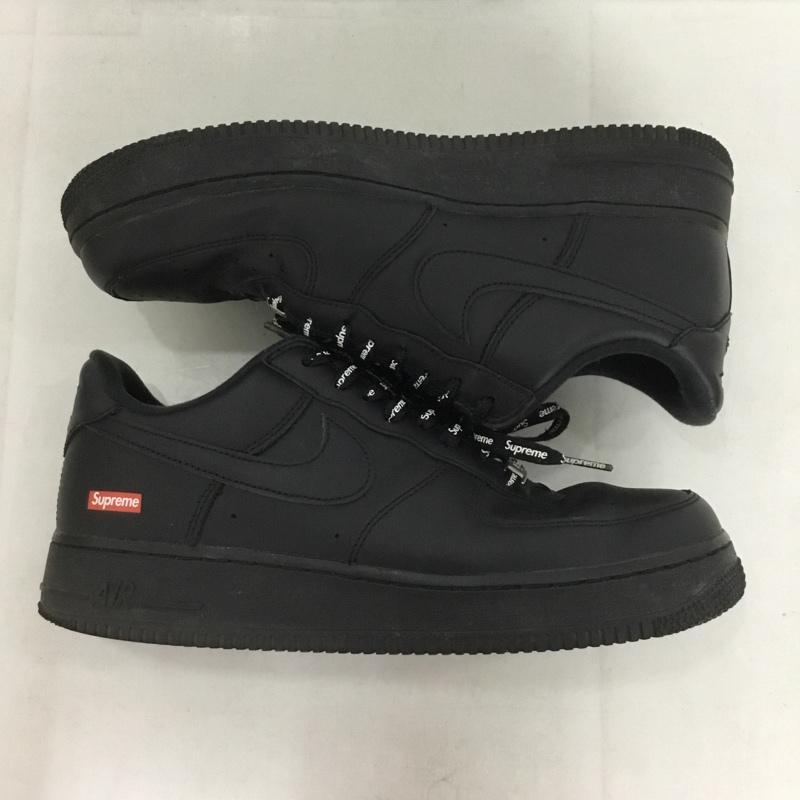 シュプリーム Supreme スニーカー スニーカー CU9225-001 AIR FORCE 1 LOW NIKE 27cm 27.0cm ロゴ、文字 黒 / ブラック /  メンズ USED 古着 中古 10140602
