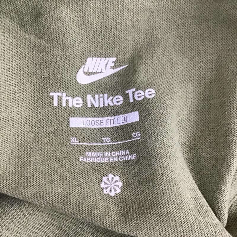 ナイキ NIKE Tシャツ 半袖 do7393-386 Tシャツ 半袖 NSWPREMESSサンセットT プリントTシャツ XL ロゴ、文字 カーキ / カーキ /  メンズ USED 古着 中古 10115931
