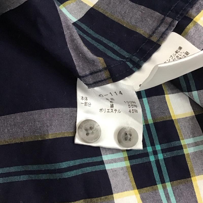 カステルバジャック CASTELBAJAC シャツ、ブラウス 長袖 長袖シャツ カラーシャツ ポケットシャツ 長袖カットソー チェックシャツ 48 チェック マルチカラー / マルチカラー /  メンズ USED 古着 中古 10123779