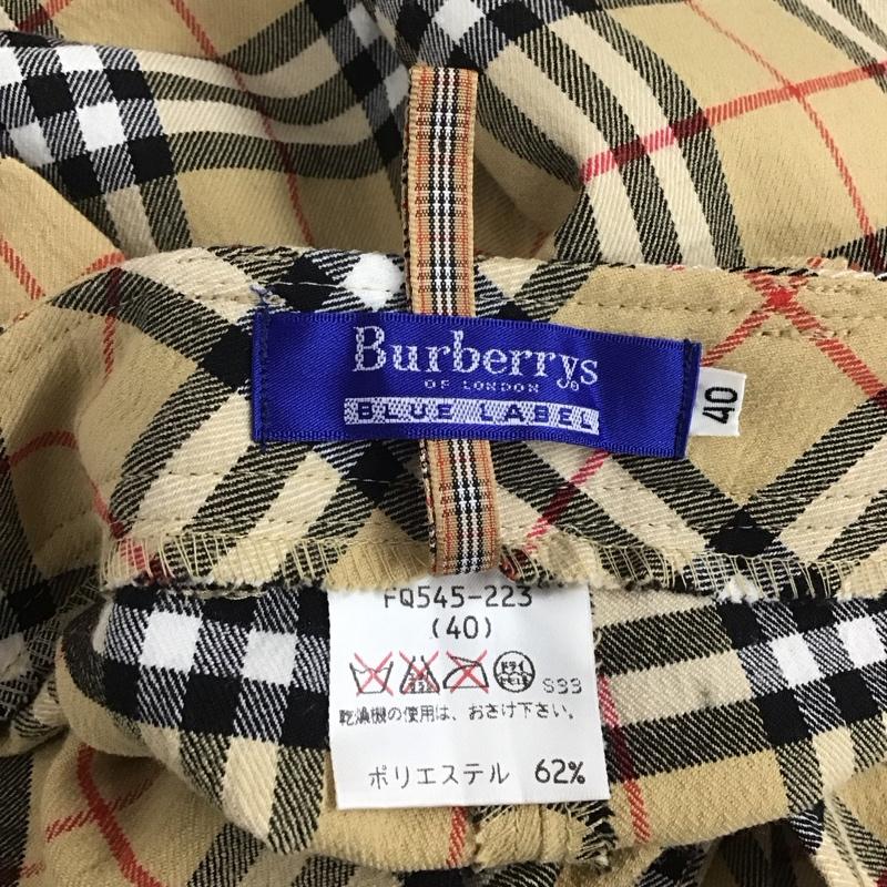 バーバリーズ BURBERRYS パンツ スラックス 40 チェック マルチカラー / マルチカラー /  レディース USED 古着 中古 10109138
