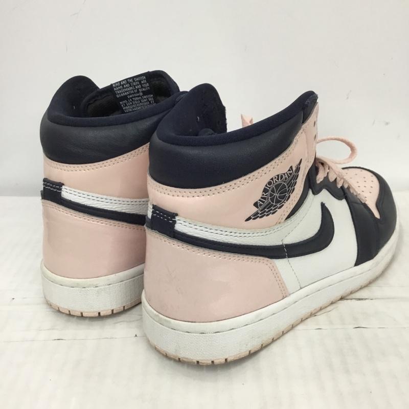 ナイキ NIKE スニーカー スニーカー DD9335-641 W AIR JORDAN 1 RETRO HIGH OG 26cm 箱有 26.0cm ロゴ、文字 白 / ホワイト / X 桃 / ピンク / X 紺 / ネイビー /  メンズ USED 古着 中古 10123798