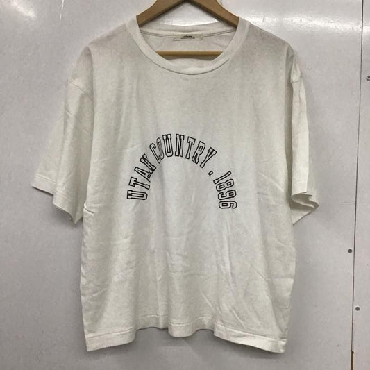 レリュームジャーナルスタンダード relume Journal Standard Tシャツ 半袖 半袖カットソー プリントTシャツ クルーネックカットソー FREE ロゴ、文字 白 / ホワイト /  レディース USED 古着 中古 10135073