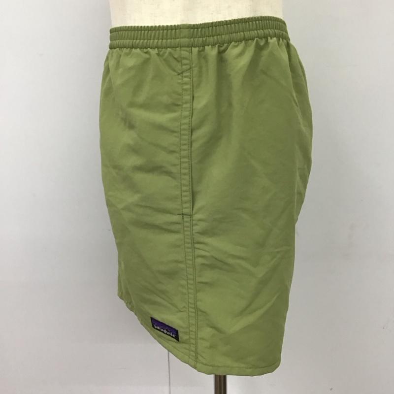 パタゴニア patagonia パンツ ショートパンツ 57022 バギーズショーツ ショートパンツ ハーフパンツ カジュアルパンツ S ロゴ、文字 緑 / グリーン /  メンズ USED 古着 中古 10116372