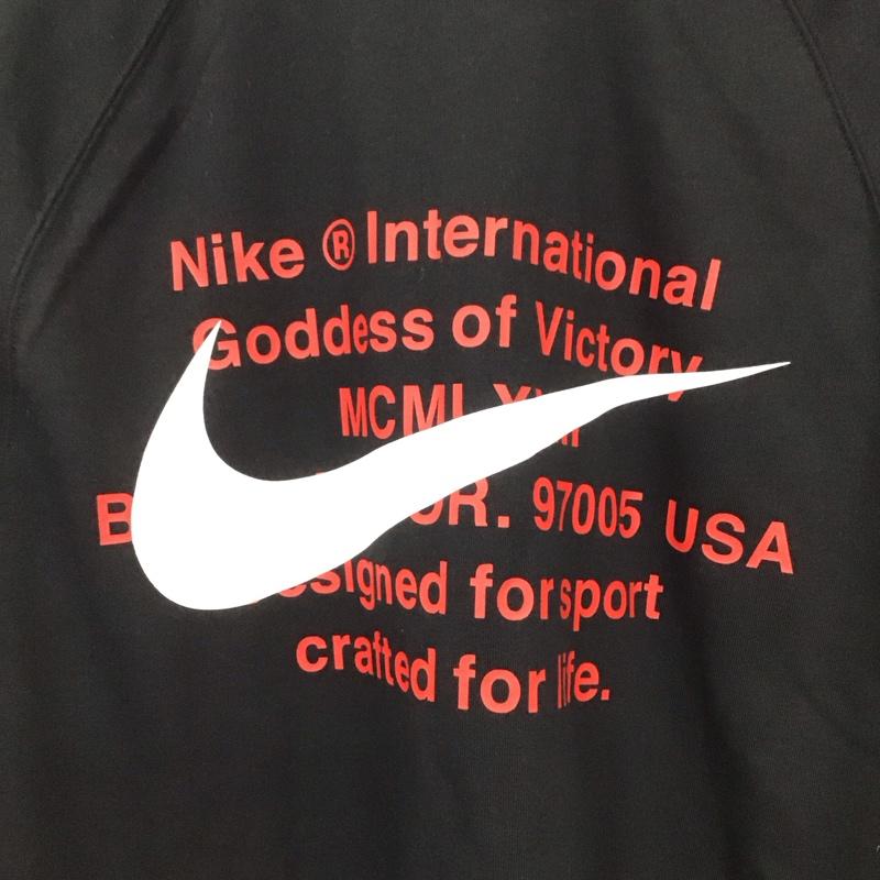 ナイキ NIKE トレーナー 長袖 db4960-010 長袖スウェット クルーネック L ロゴ、文字 黒 / ブラック /  メンズ USED 古着 中古 10129263