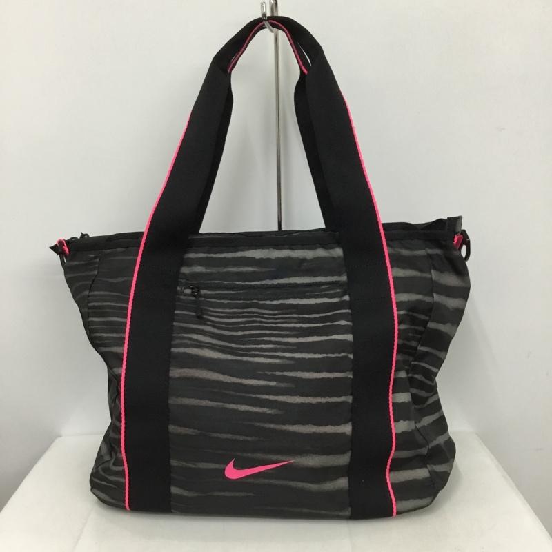 ナイキ NIKE トートバッグ トートバッグ BA4658 066 スポーツバッグ ワンポイント 黒 / ブラック / X 桃 / ピンク /  メンズ USED 古着 中古 10131591