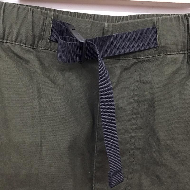 ザノースフェイス THE NORTH FACE パンツ ショートパンツ NB41941 COTTON OX LIGHT SHORT XL ロゴ、文字 カーキ / カーキ /  メンズ USED 古着 中古 10113936
