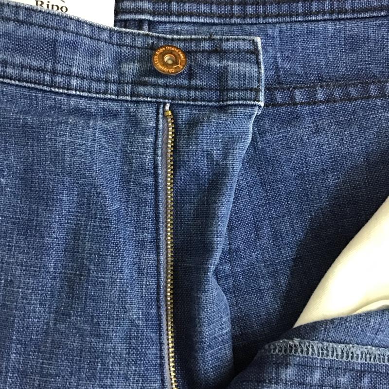 リポトレンタアンニ Ripo trenta anni パンツ デニム、ジーンズ デニムパンツ ストレートパンツ ワイドパンツ カジュアルパンツ L 無地 インディゴ / インディゴ /  メンズ USED 古着 中古 10119126