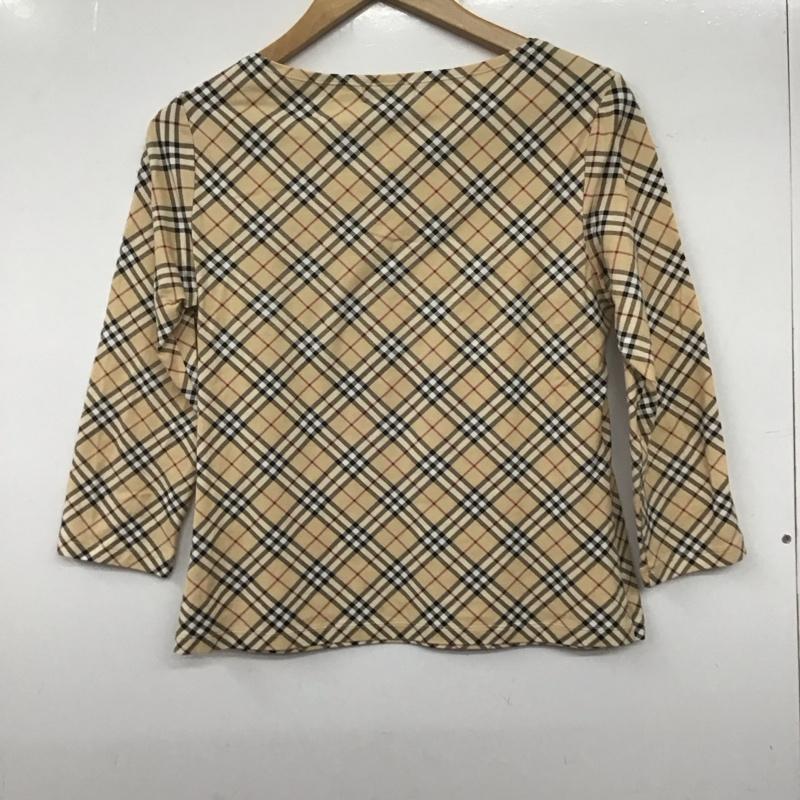 バーバリー BURBERRY Tシャツ 七分袖 2 チェック マルチカラー / マルチカラー /  レディース USED 古着 中古 10134644