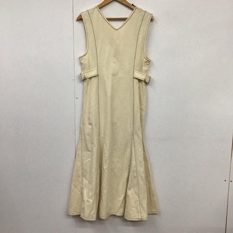 アルシーヴ archives ワンピース ロングスカート M 無地 アイボリー / アイボリー /  レディース USED 古着 中古 10131532