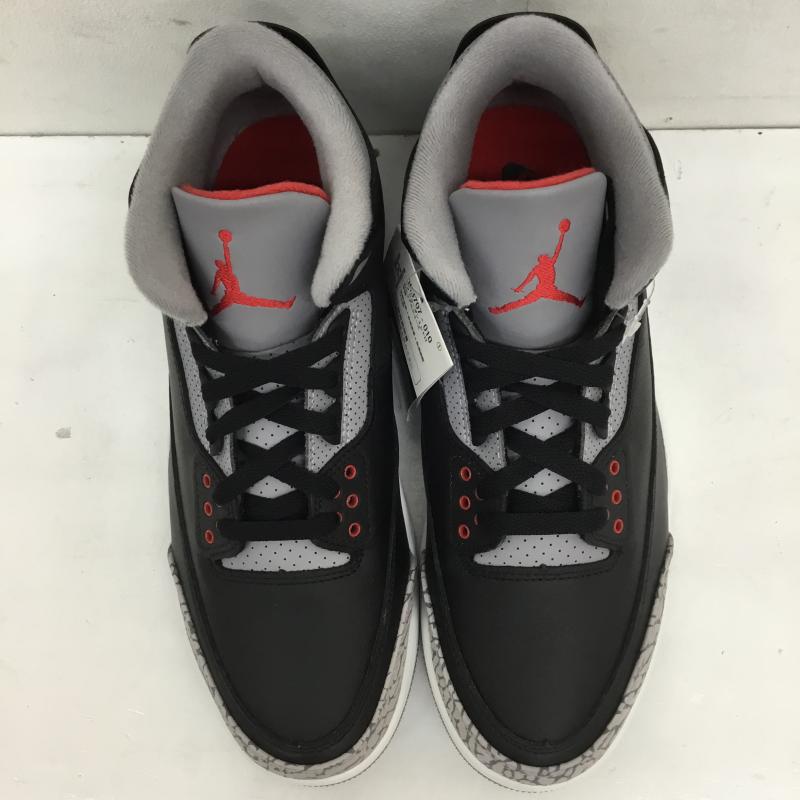 ナイキ NIKE スニーカー スニーカー DN3707-010 Air Jordan 3 Retro Black Cement 27.5cm  黒 / ブラック /  メンズ USED 古着 中古 10129380