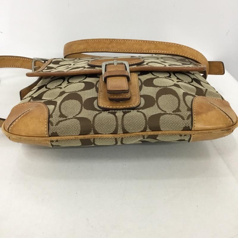 コーチ COACH ショルダーバッグ ショルダーバッグ 6079 シグネチャー 総柄 ベージュ / ベージュ /  レディース USED 古着 中古 10147449