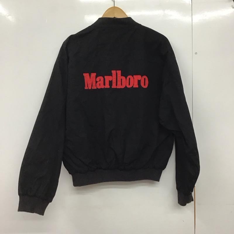古着 USED ジャケット、上着 ジャンパー、ブルゾン Marlboro M 無地 黒 / ブラック / X 赤 / レッド /  メンズ USED 古着 中古 10145643