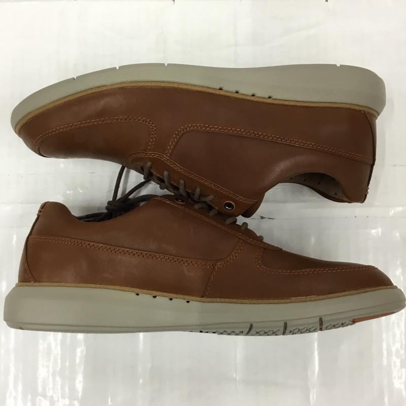 クラークス Clarks カジュアルシューズ カジュアルシューズ 26136811 Un Voyage Lace UNSTRUCTURED UK8.5 箱有 26.5cm US：9.5 無地 茶 / ブラウン /  メンズ USED 古着 中古 10105861