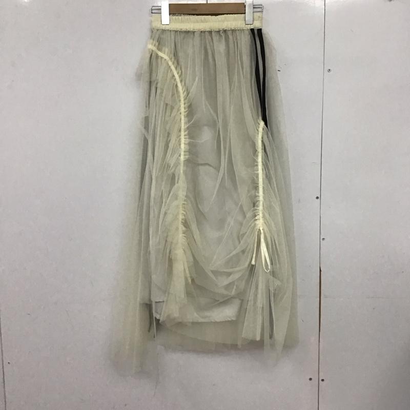 ページボーイ PAGEBOY スカート ロングスカート ロングスカート フレアスカート カジュアルスカート FREE 無地 アイボリー / アイボリー /  レディース USED 古着 中古 10147231