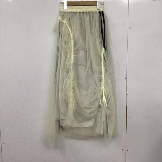 ページボーイ PAGEBOY スカート ロングスカート ロングスカート フレアスカート カジュアルスカート FREE 無地 アイボリー / アイボリー /  レディース USED 古着 中古 10147231