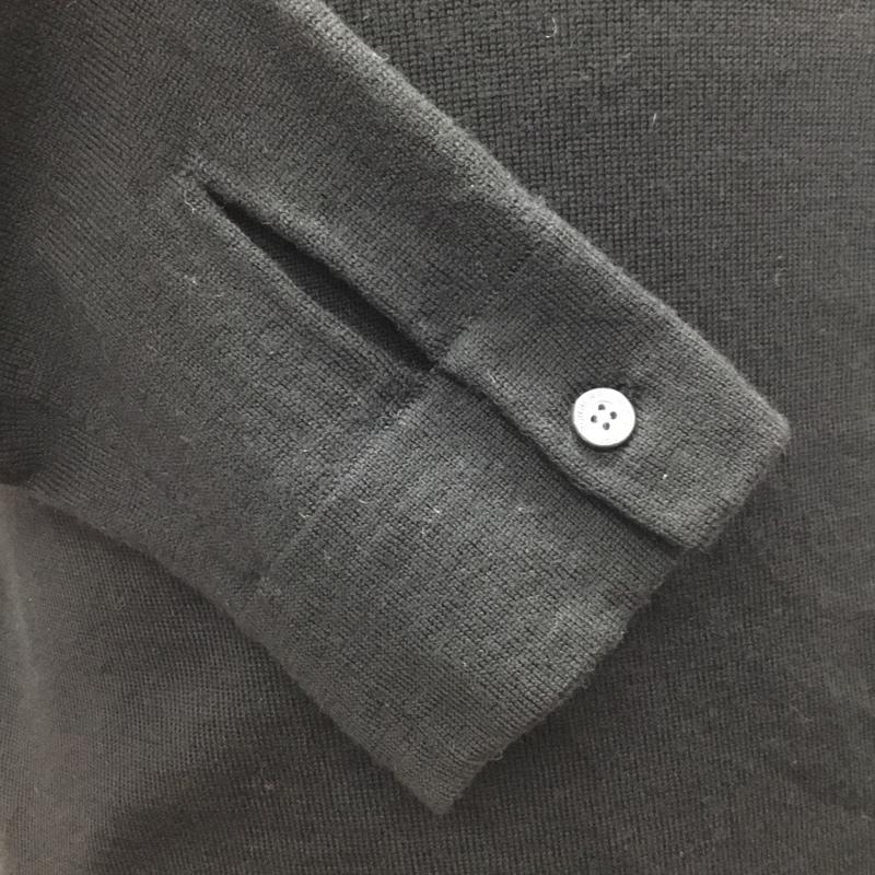 バーバリーブラックレーベル BURBERRY BLACK LABEL ニット、セーター 長袖 2 無地 黒 / ブラック /  メンズ USED 古着 中古 10121814