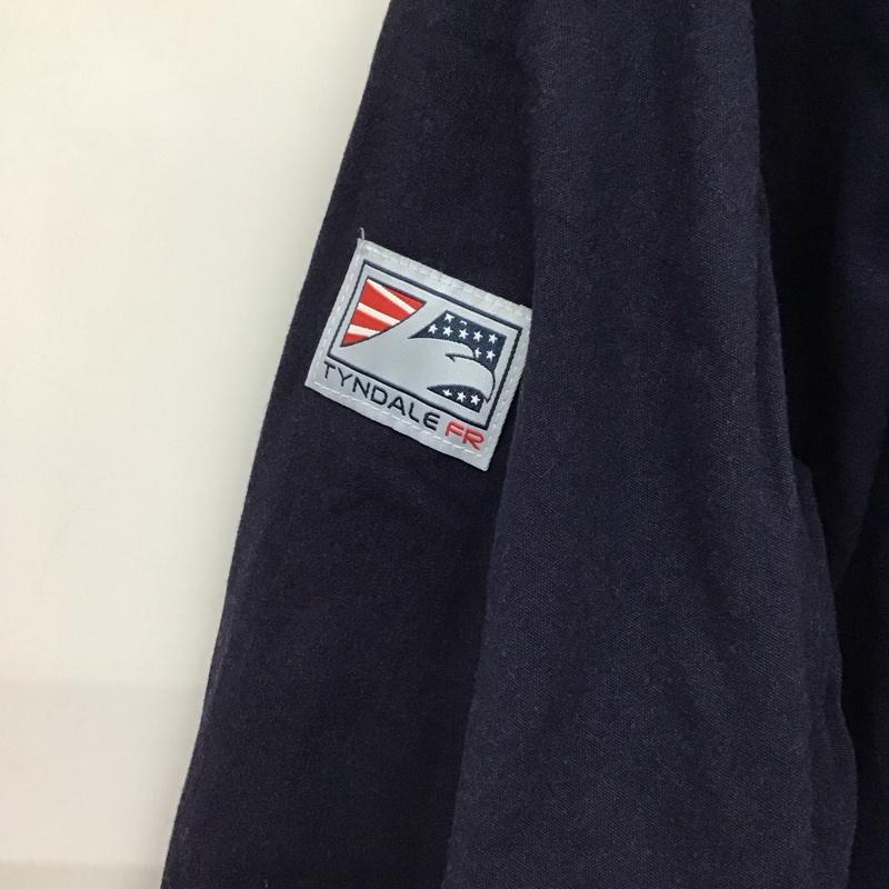 古着 USED トレーナー 長袖 長袖トレーナー スウェット Vネック プルオーバー XL ロゴ、文字 紺 / ネイビー /  メンズ USED 古着 中古 10142622