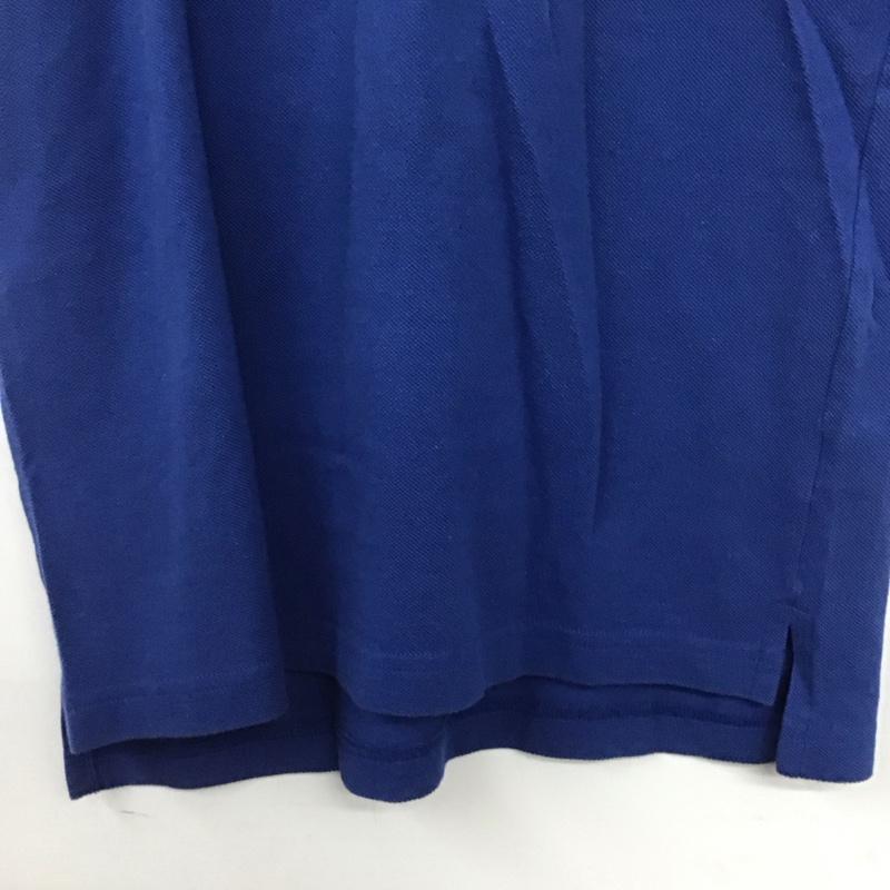 ラコステ LACOSTE ポロシャツ 半袖 半袖ポロシャツ カラーシャツ 半袖カットソー 3 ロゴ、文字 青 / ブルー /  メンズ USED 古着 中古 10146438