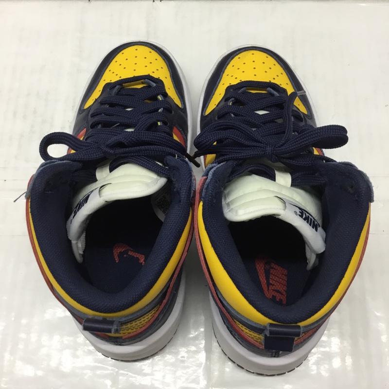 ナイキ NIKE スニーカー スニーカー DH3718-701 WMNS DUNK HIGH UP 22.5cm 22.5cm ロゴ、文字 紺 / ネイビー / X 黄 / イエロー / X 赤 / レッド / X 白 / ホワイト /  レディース USED 古着 中古 10111534