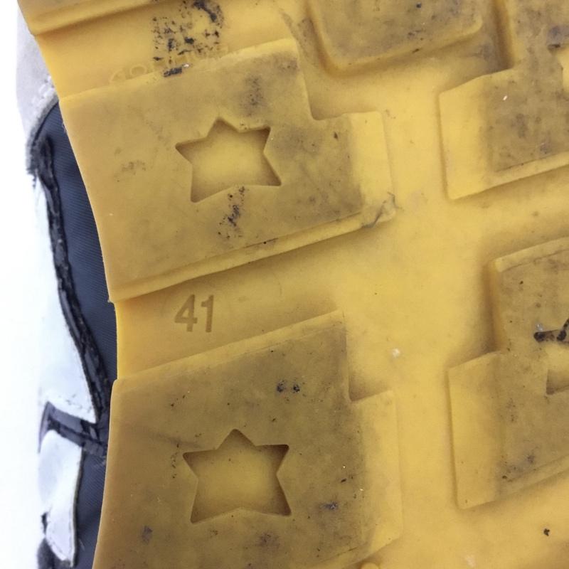 アトランティック スターズ Atlantic STARS スニーカー スニーカー ローカット 41 箱有 ロゴ、文字 灰 / グレー / X 黄 / イエロー /  メンズ USED 古着 中古 10125074
