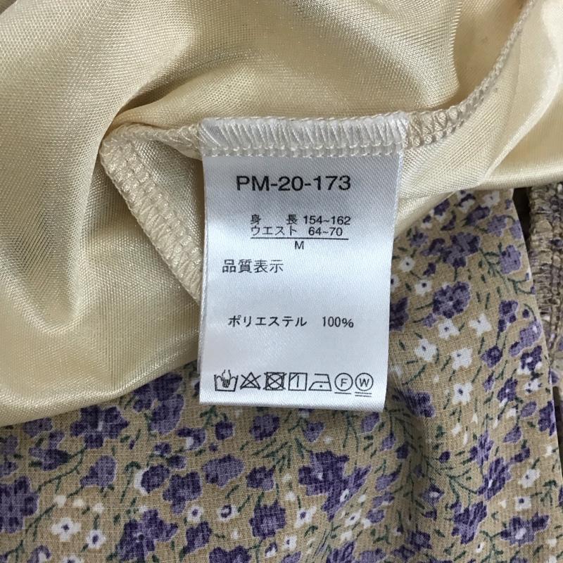 アルシーヴ archives ワンピース ロングスカート PM-20-173 ティアード 長袖 スタンドネック M 花柄 マルチカラー / マルチカラー /  レディース USED 古着 中古 10112151