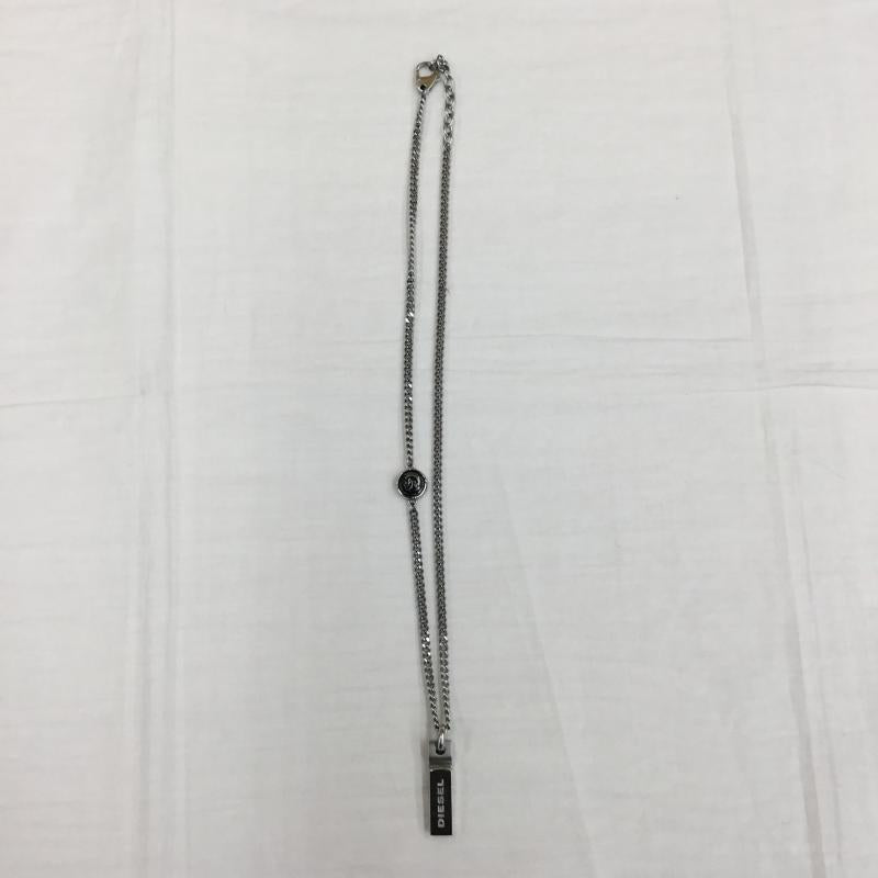 ディーゼル DIESEL アクセサリー ネックレス、ペンダント ロゴ、文字 銀 / シルバー /  メンズ USED 古着 中古 10150148