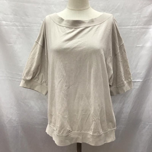 スタディオクリップ studio CLIP Tシャツ 半袖 SC194253-1 ボートネック M 無地 灰 / グレー /  レディース USED 古着 中古 10117032