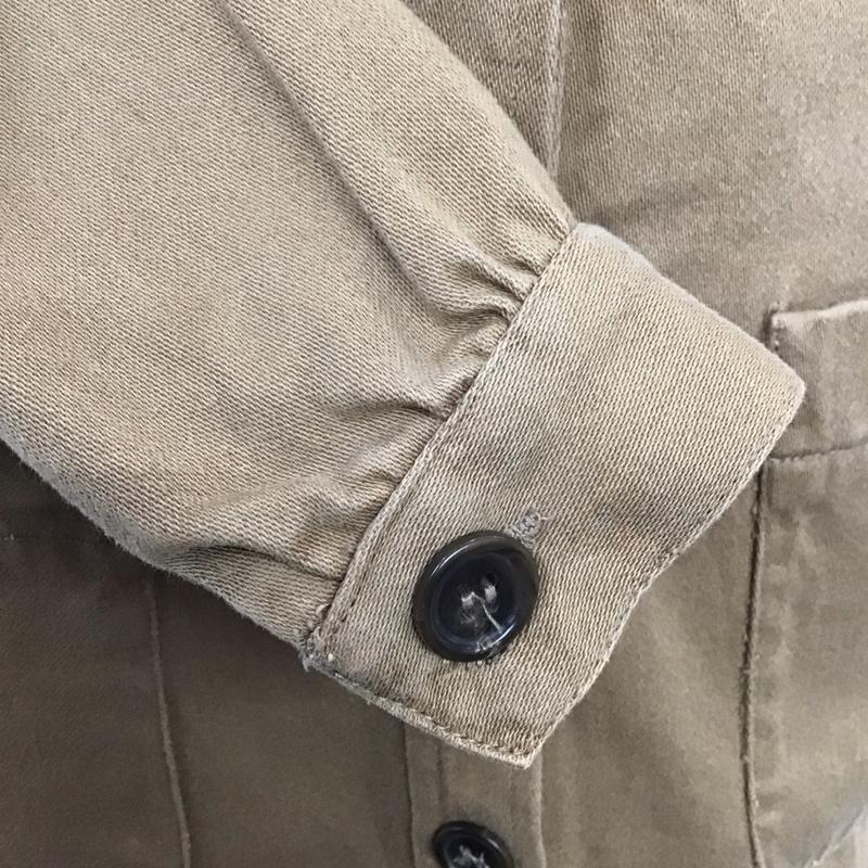 アーペーセー A.P.C. ワンピース ひざ丈スカート ノーカラー 長袖 前開き 34 無地 ベージュ / ベージュ /  レディース USED 古着 中古 10115430