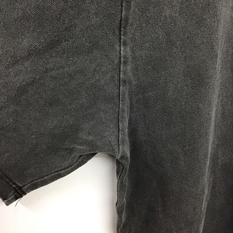 ローリーズファーム LOWRYS FARM Tシャツ 半袖 LF624059CF クルーネック 2 ロゴ、文字 チャコールグレー / チャコールグレー /  レディース USED 古着 中古 10138684