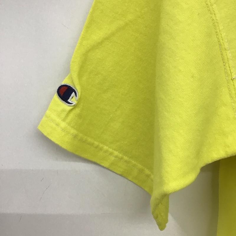 チャンピオン Campion Tシャツ 半袖 S 無地 黄 / イエロー /  メンズ USED 古着 中古 10134269