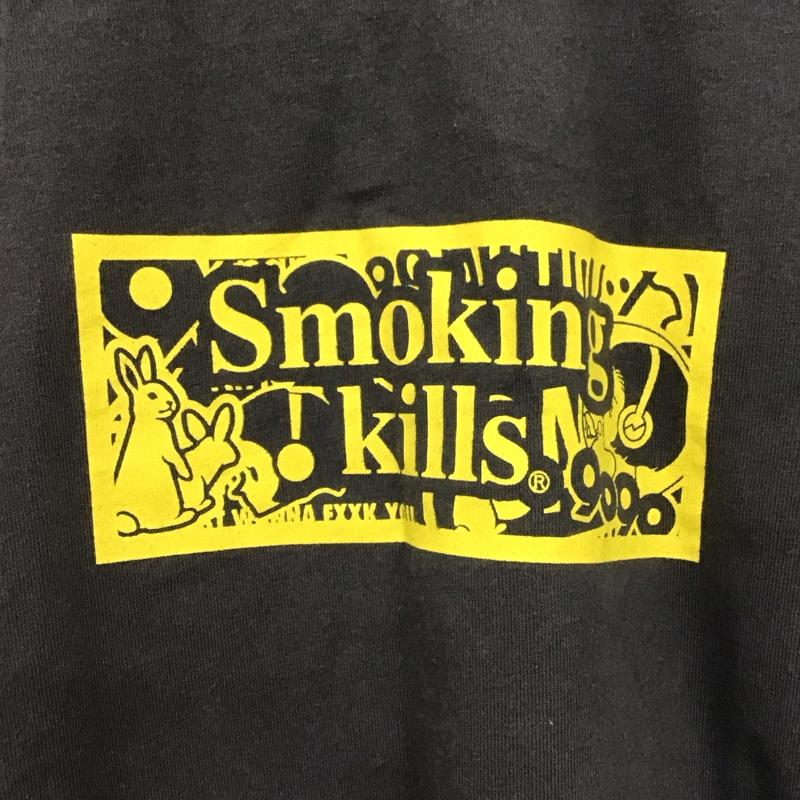 ナインティナインティ 9090 Tシャツ 半袖 半袖カットソー プリントTシャツ クルーネックカットソー fr2 XXL プリント ダークグレー / ダークグレー /  メンズ USED 古着 中古 10149189