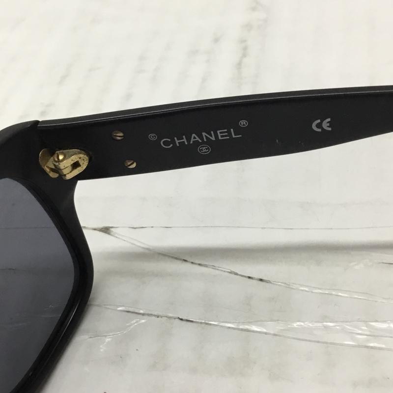 シャネル CHANEL めがね・サングラス サングラス 02462 90405 ケース付き ココマーク ワンポイント 黒 / ブラック /  レディース USED 古着 中古 10107632