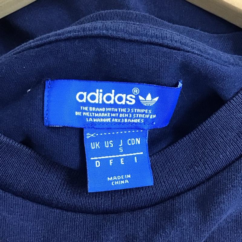 アディダス adidas Tシャツ 半袖 S92520 S プリント 紺 / ネイビー /  メンズ USED 古着 中古 10109112
