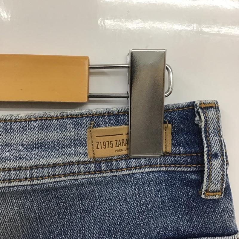 ザラ ZARA パンツ デニム、ジーンズ パール ダメージ加工 青 / ブルー /  レディース USED 古着 中古 10108587
