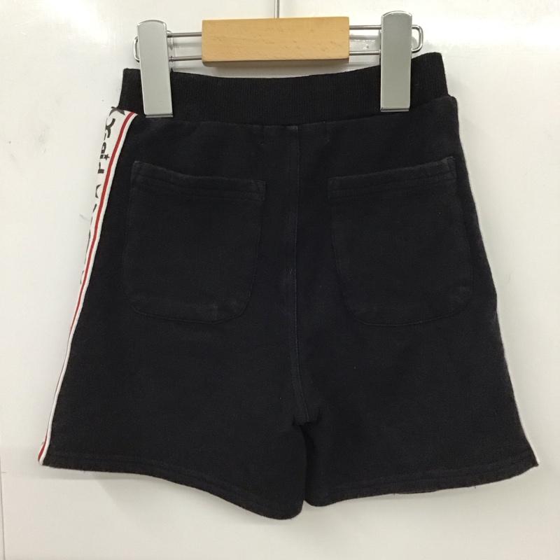 エックスガール X-girl パンツ ショートパンツ ショートパンツ ハーフパンツ カジュアルパンツ 110cm ロゴ、文字 黒 / ブラック /  ガールズ USED 古着 中古 10117503