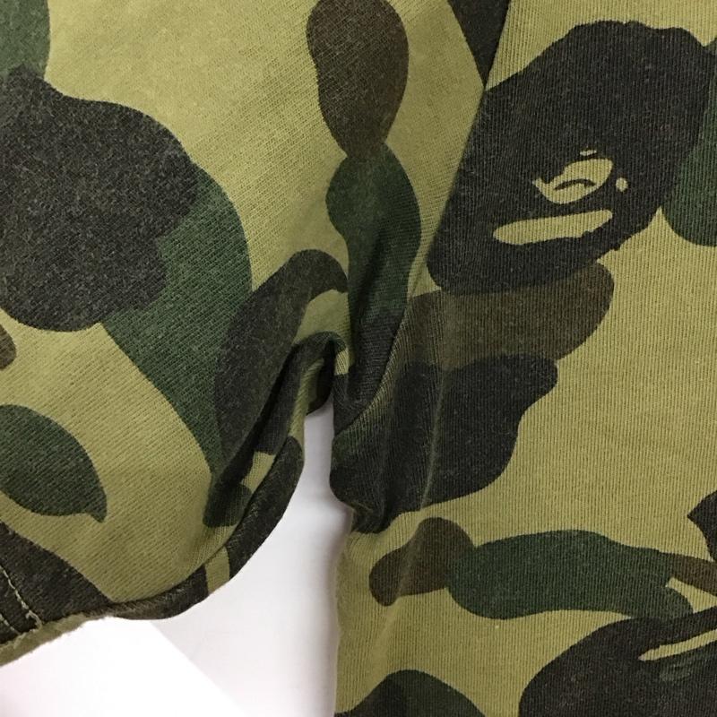 アベイシングエイプ A BATHING APE Tシャツ 半袖 半袖カットソー プリントTシャツ クルーネックカットソー L プリント マルチカラー / マルチカラー /  メンズ USED 古着 中古 10150592