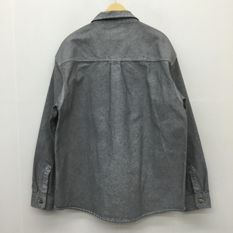 カーハートダブリューアイピー Carhartt WIP ジャケット、上着 ジャケット、ブレザー 23AW Garen Shirt Jacket Wax Blacksmith Stone Washed XXL 無地 X ワンポイント 灰 / グレー /  メンズ USED 古着 中古 10128858