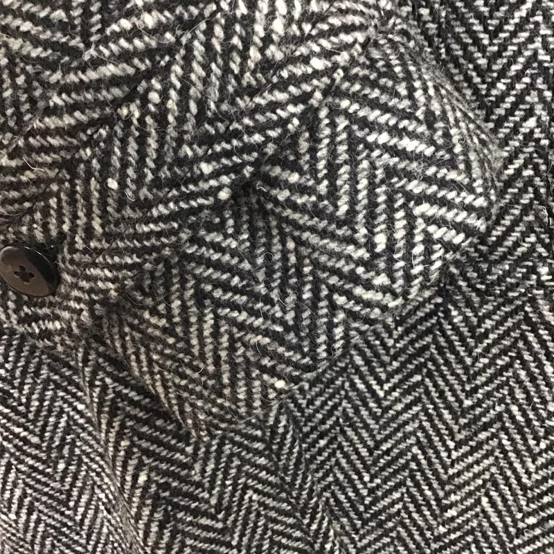 ギャングスタービル GANGSTERVILLE ジャケット、上着 ジャケット、ブレザー ロングコート カラージャケット アウター M 総柄 黒 / ブラック / X 灰 / グレー /  メンズ USED 古着 中古 10141778