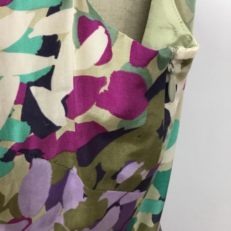 ローラ アシュレイ LAURA ASHLEY ワンピース ロングスカート ノースリーブロングワンピース フレアスカートワンピース 総柄スカート 総柄 マルチカラー / マルチカラー /  レディース USED 古着 中古 10115815