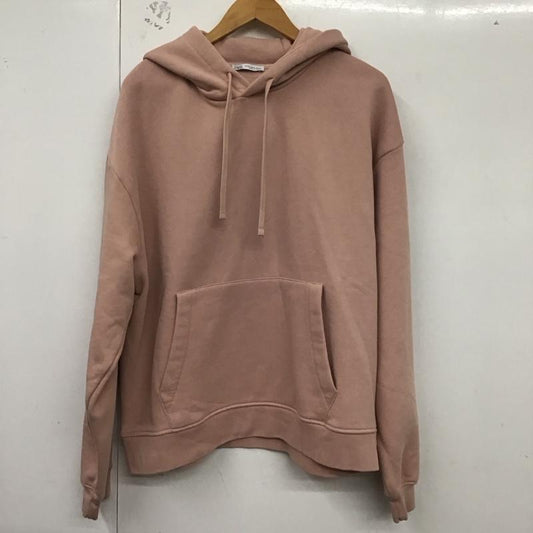 ザラ ZARA トレーナー 長袖 長袖トレーナー スウェット クルーネック プルオーバー XL 無地 桃 / ピンク /  メンズ USED 古着 中古 10130077