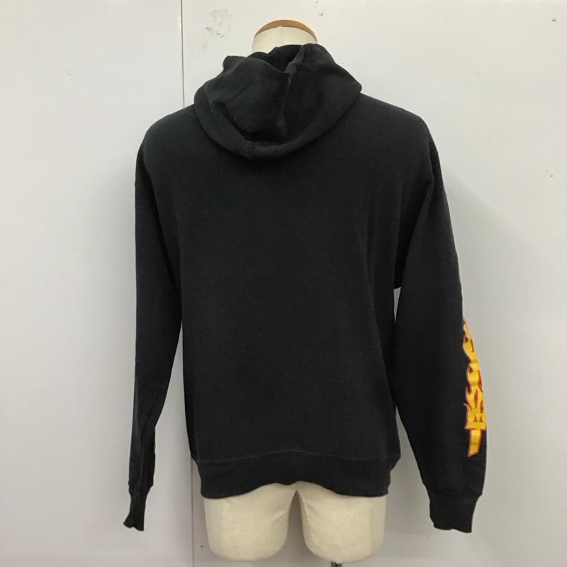 スラッシャー THRASHER パーカー 長袖 プリント 黒 / ブラック /  メンズ USED 古着 中古 10121771