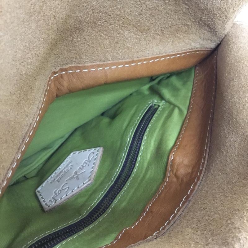 アインソフ AINSOPH ショルダーバッグ ショルダーバッグ レザー 無地 茶 / ブラウン /  レディース USED 古着 中古 10132050
