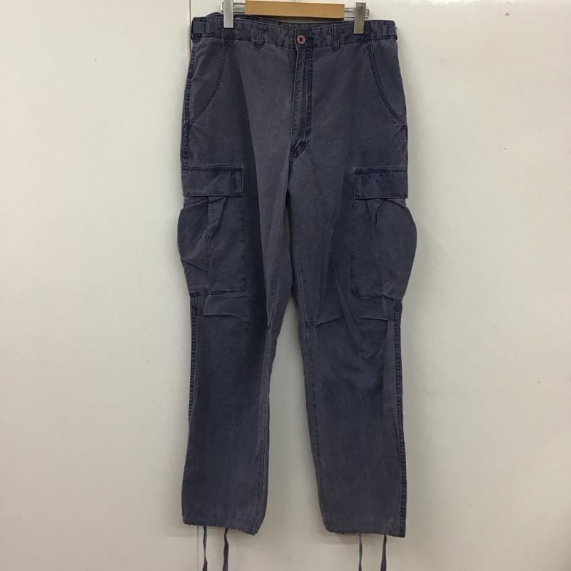 古着 USED パンツ ワークパンツ、ペインターパンツ BANANA REPUBLIC 80s　カーゴパンツ　バナナリパブリック 34 無地 青 / ブルー /  メンズ USED 古着 中古 10117476