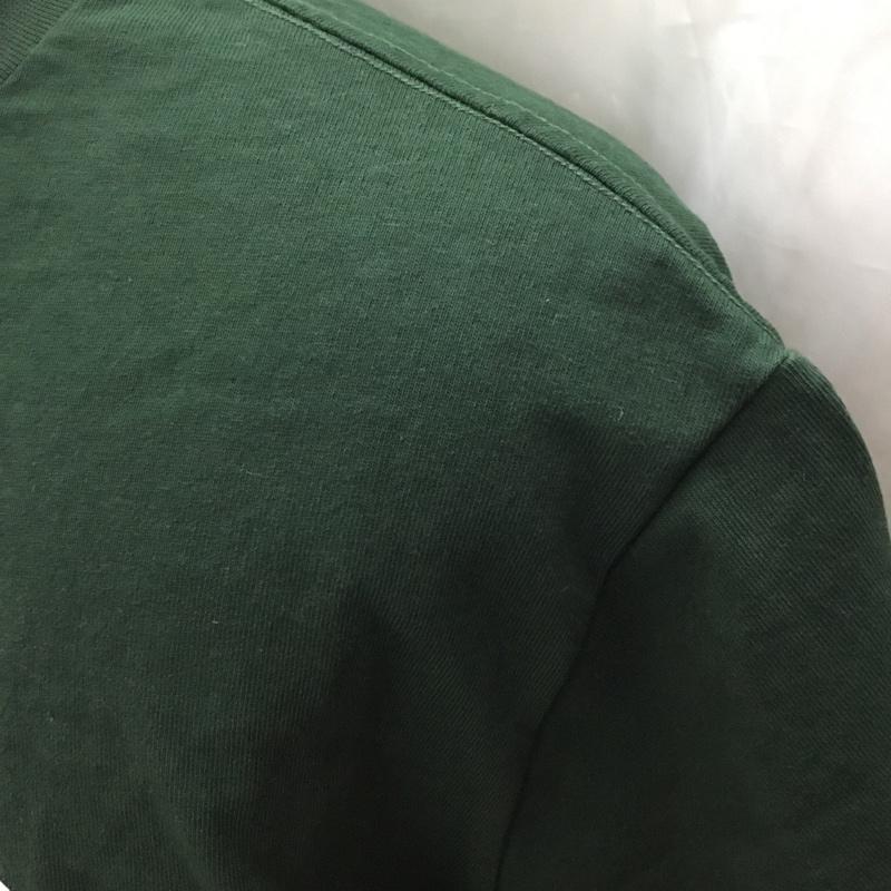 ノーティカ NAUTICA Tシャツ 半袖 半袖カットソー プリントTシャツ クルーネックカットソー S ロゴ、文字 緑 / グリーン /  メンズ USED 古着 中古 10114359