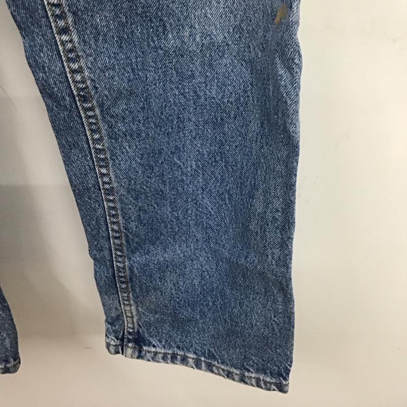 リーバイス Levi s パンツ デニム、ジーンズ デニムパンツ スリムパンツ ストレートパンツ カジュアルパンツ 36 無地 インディゴ / インディゴ /  メンズ USED 古着 中古 10109566