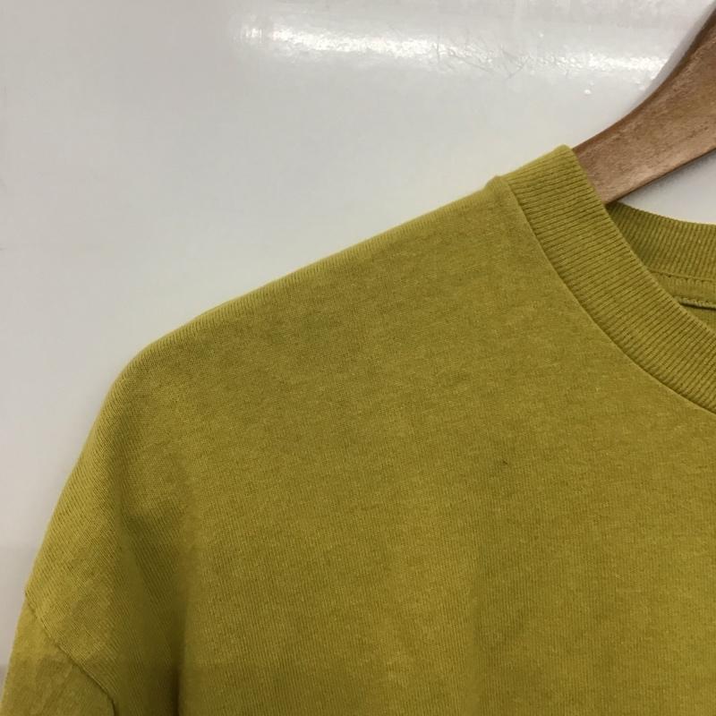 ニコアンド niko and... カットソー 長袖 長袖カットソー プリントカットソー クルーネック FREE プリント マスタード / マスタード /  レディース USED 古着 中古 10142490