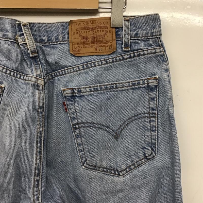 リーバイストラウスアンドコー Levi Strauss & co. パンツ デニム、ジーンズ デニムパンツ ワイドパンツ カジュアルパンツ 36インチ 無地 インディゴ / インディゴ /  メンズ USED 古着 中古 10144924