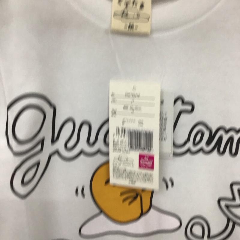古着 USED Tシャツ 半袖 ぐでたま M キャラクター 白 / ホワイト /  メンズ USED 古着 中古 10147635