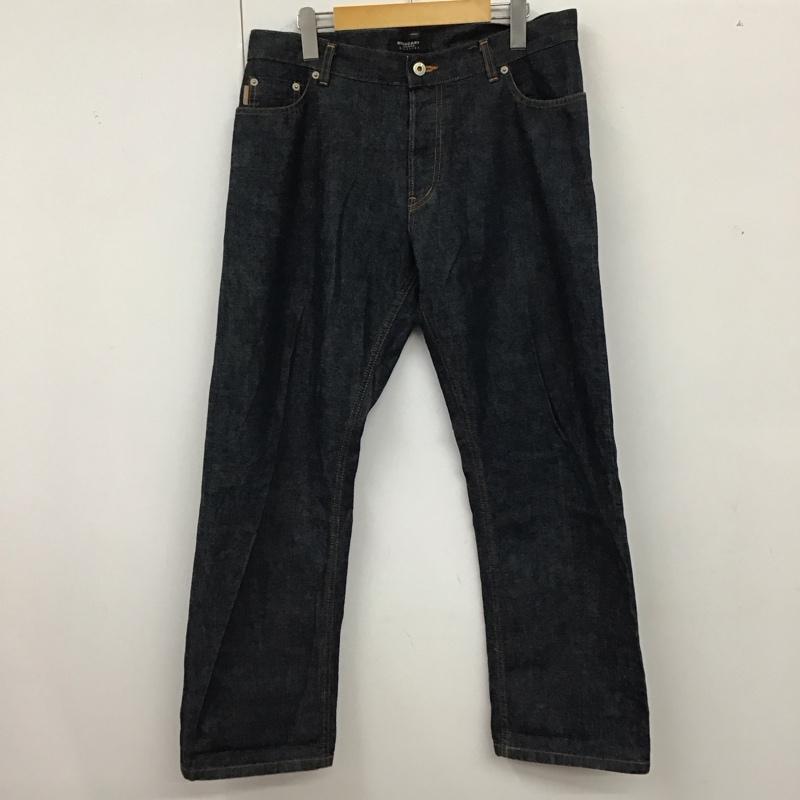 バーバリーロンドン Burberry London パンツ デニム、ジーンズ デニムパンツ ストレートパンツ ワイドパンツ カジュアルパンツ 無地 インディゴ / インディゴ /  メンズ USED 古着 中古 10119951